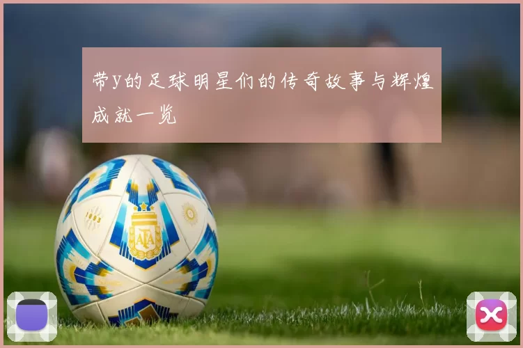 带y的足球明星们的传奇故事与辉煌成就一览